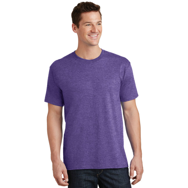 Port & Company - Core Cotton Tee. PC54 - Heather Purple