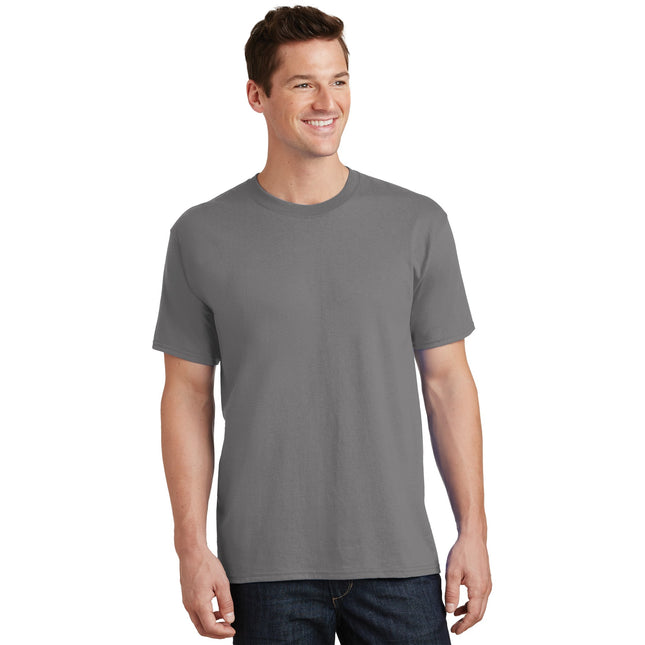 Port & Company - Core Cotton Tee. PC54 - Medium Grey