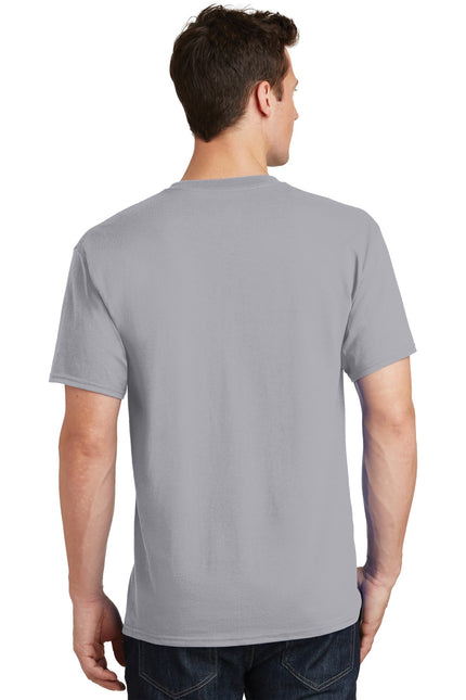 Port & Company - Core Cotton Tee. PC54 - Silver