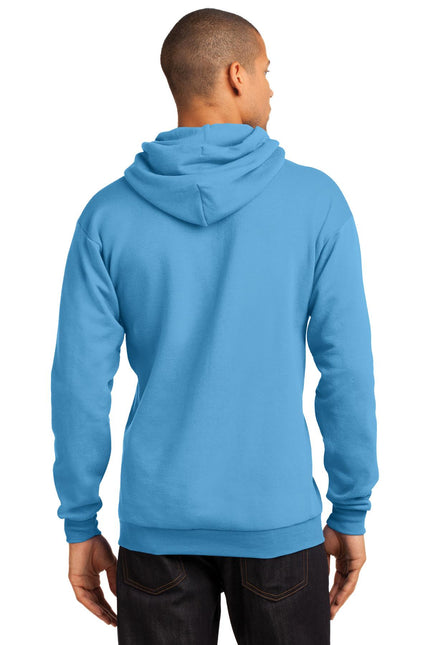 Port & Company - Core Fleece Pullover Hooded Sweatshirt. PC78H - Aquatic 
Blue