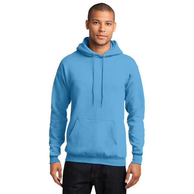 Port & Company - Core Fleece Pullover Hooded Sweatshirt. PC78H - Aquatic 
Blue