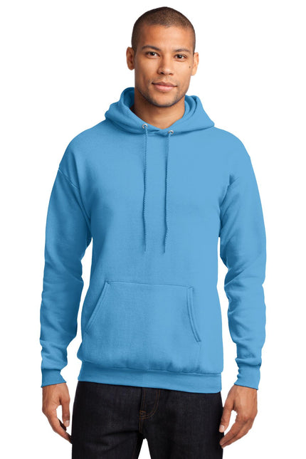 Port & Company - Core Fleece Pullover Hooded Sweatshirt. PC78H - Aquatic 
Blue