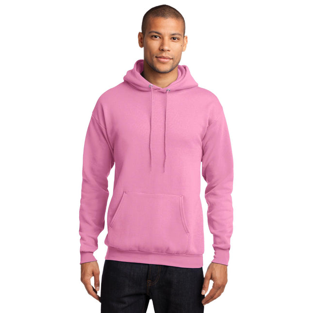 Port & Company - Core Fleece Pullover Hooded Sweatshirt. PC78H - Candy Pink