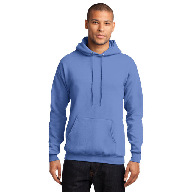 Port & Company - Core Fleece Pullover Hooded Sweatshirt. PC78H - Carolina 
Blue