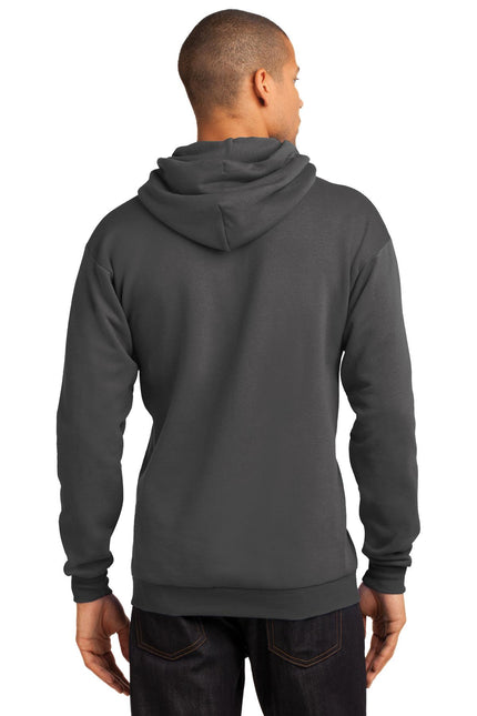 Port & Company - Core Fleece Pullover Hooded Sweatshirt. PC78H - Charcoal