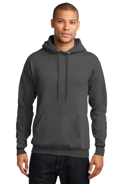 Port & Company - Core Fleece Pullover Hooded Sweatshirt. PC78H - Charcoal