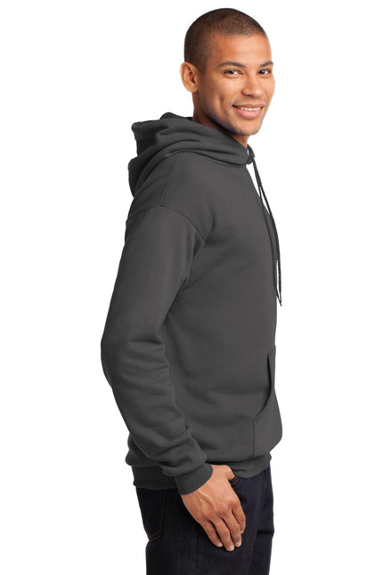 Port & Company - Core Fleece Pullover Hooded Sweatshirt. PC78H - Charcoal
