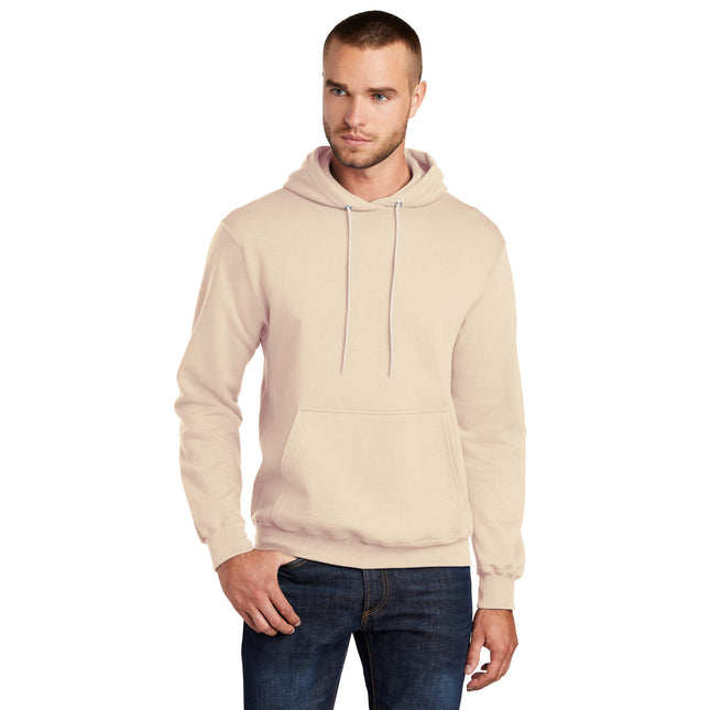 Port & Company - Core Fleece Pullover Hooded Sweatshirt. PC78H - Creme
