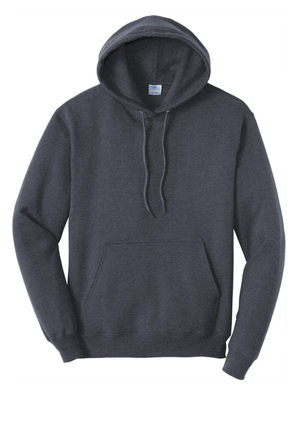 Port & Company - Core Fleece Pullover Hooded Sweatshirt. PC78H - Heather 
Navy