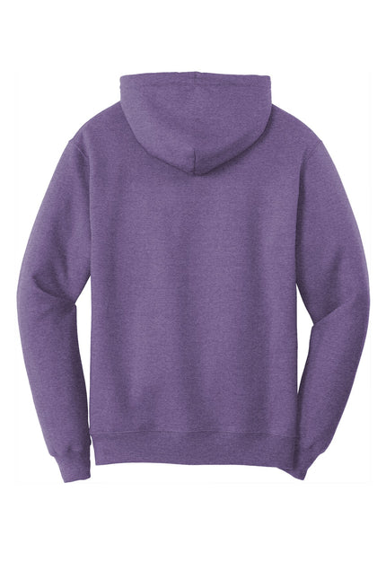 Port & Company - Core Fleece Pullover Hooded Sweatshirt. PC78H - Heather 
Purple