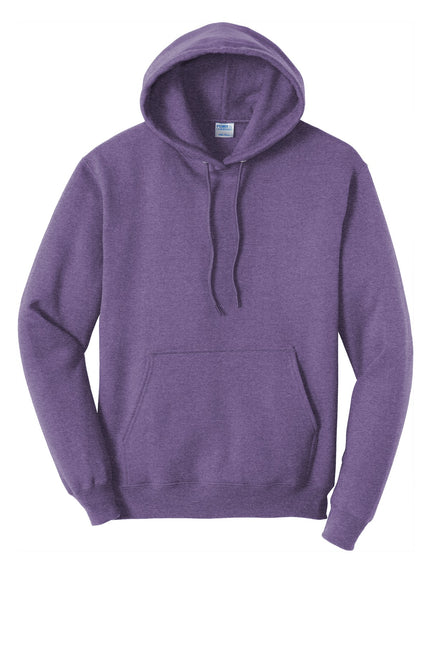 Port & Company - Core Fleece Pullover Hooded Sweatshirt. PC78H - Heather 
Purple
