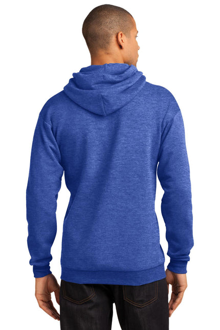 Port & Company - Core Fleece Pullover Hooded Sweatshirt. PC78H - Heather 
Royal