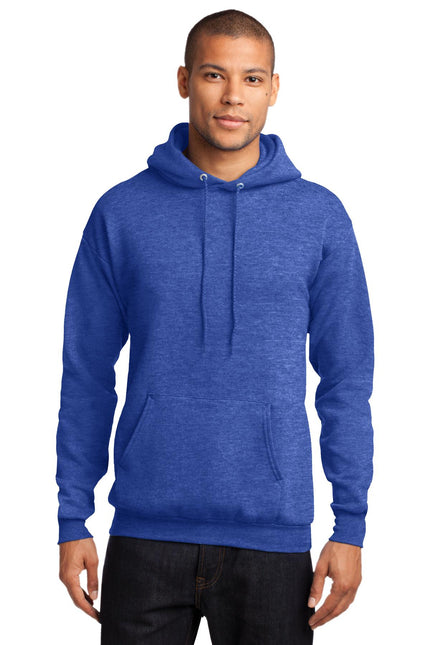 Port & Company - Core Fleece Pullover Hooded Sweatshirt. PC78H - Heather 
Royal