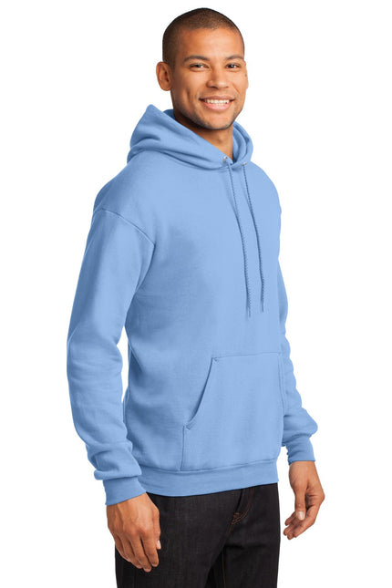 Port & Company - Core Fleece Pullover Hooded Sweatshirt. PC78H - Light Blue