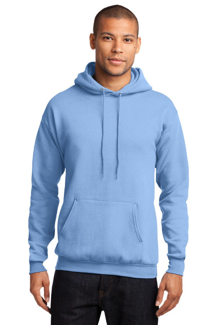 Port & Company - Core Fleece Pullover Hooded Sweatshirt. PC78H - Light Blue
