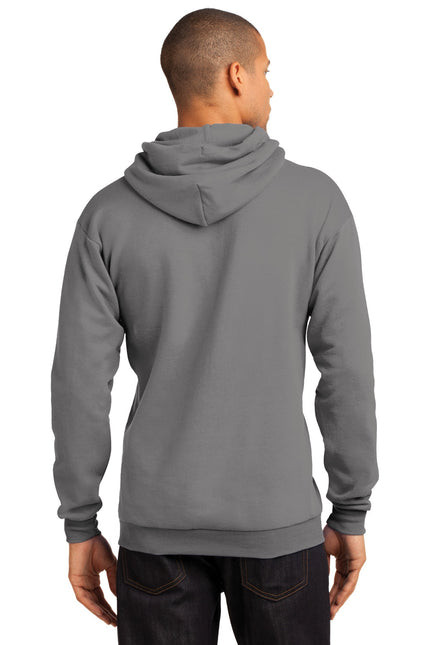 Port & Company - Core Fleece Pullover Hooded Sweatshirt. PC78H - Medium Grey