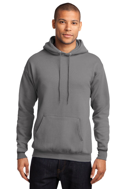 Port & Company - Core Fleece Pullover Hooded Sweatshirt. PC78H - Medium Grey