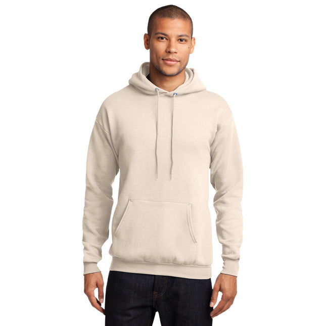Port & Company - Core Fleece Pullover Hooded Sweatshirt. PC78H - Natural