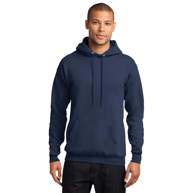 Port & Company - Core Fleece Pullover Hooded Sweatshirt. PC78H - Navy
