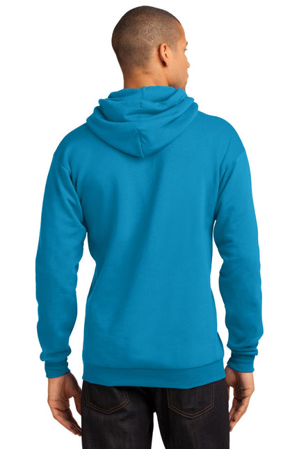 Port & Company - Core Fleece Pullover Hooded Sweatshirt. PC78H - Neon Blue