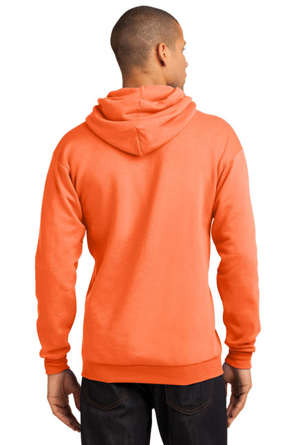 Port & Company - Core Fleece Pullover Hooded Sweatshirt. PC78H - Neon Orange