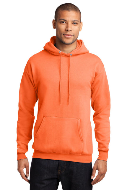 Port & Company - Core Fleece Pullover Hooded Sweatshirt. PC78H - Neon Orange