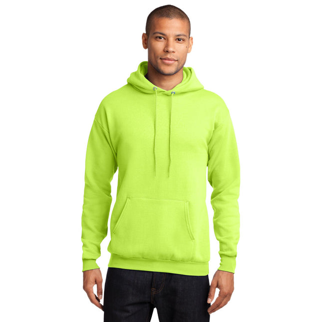 Port & Company - Core Fleece Pullover Hooded Sweatshirt. PC78H - Neon Yellow