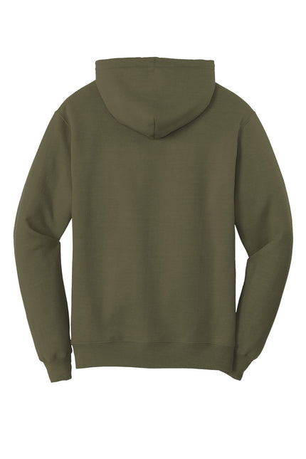 Port & Company - Core Fleece Pullover Hooded Sweatshirt. PC78H - Olive Drab 
Green