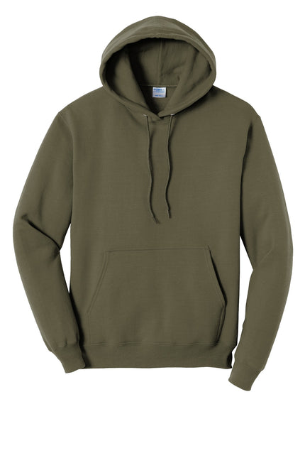 Port & Company - Core Fleece Pullover Hooded Sweatshirt. PC78H - Olive Drab 
Green