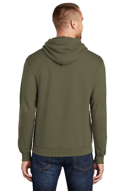 Port & Company - Core Fleece Pullover Hooded Sweatshirt. PC78H - Olive Drab 
Green