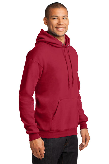 Port & Company - Core Fleece Pullover Hooded Sweatshirt. PC78H - Red