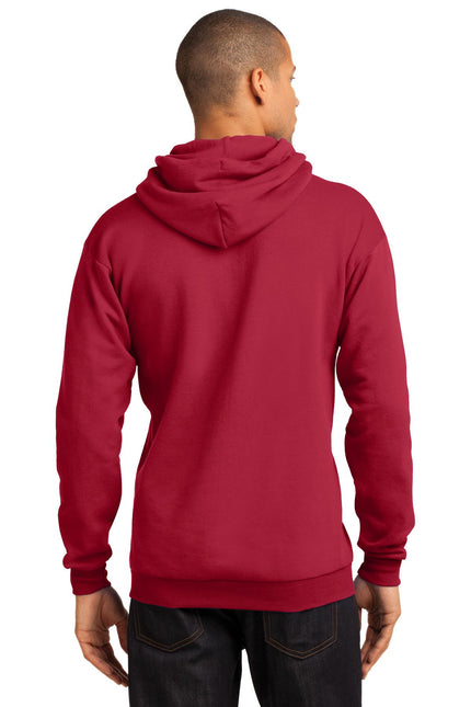 Port & Company - Core Fleece Pullover Hooded Sweatshirt. PC78H - Red