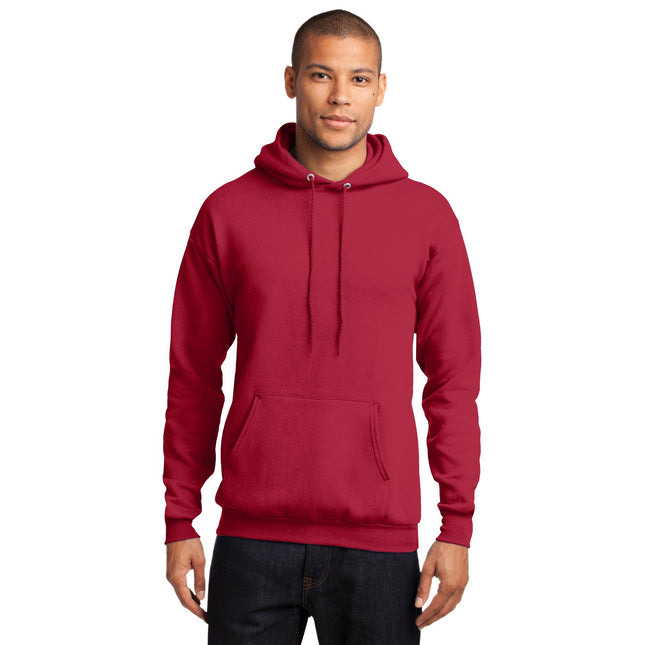 Port & Company - Core Fleece Pullover Hooded Sweatshirt. PC78H - Red