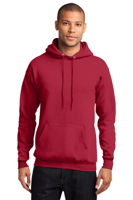 Port & Company - Core Fleece Pullover Hooded Sweatshirt. PC78H - Red