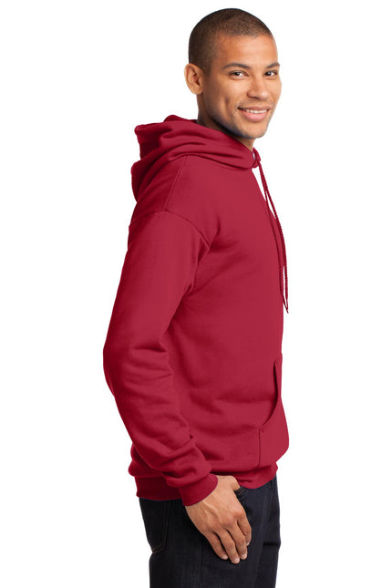 Port & Company - Core Fleece Pullover Hooded Sweatshirt. PC78H - Red