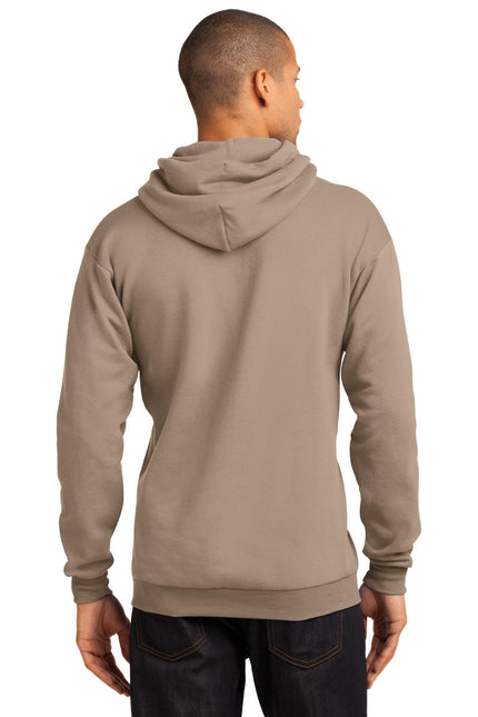 Port & Company - Core Fleece Pullover Hooded Sweatshirt. PC78H - Sand
