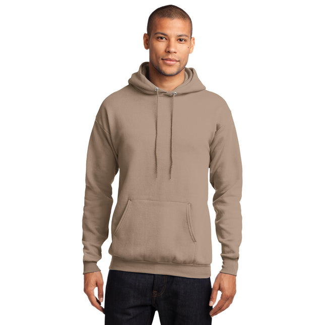 Port & Company - Core Fleece Pullover Hooded Sweatshirt. PC78H - Sand