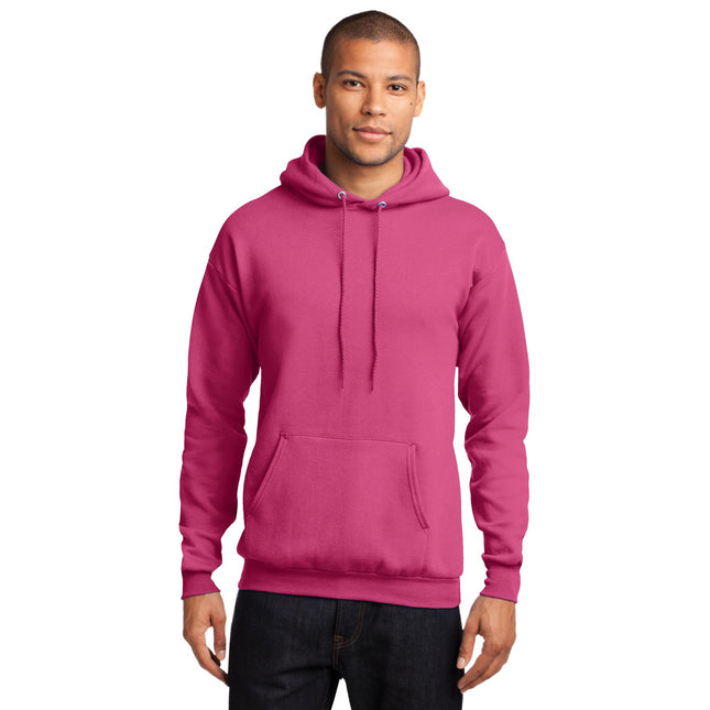 Port & Company - Core Fleece Pullover Hooded Sweatshirt. PC78H - Sangria
