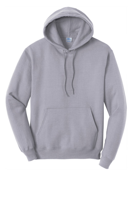 Port & Company - Core Fleece Pullover Hooded Sweatshirt. PC78H - Silver