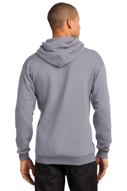 Port & Company - Core Fleece Pullover Hooded Sweatshirt. PC78H - Silver