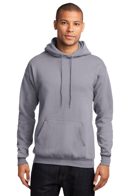 Port & Company - Core Fleece Pullover Hooded Sweatshirt. PC78H - Silver