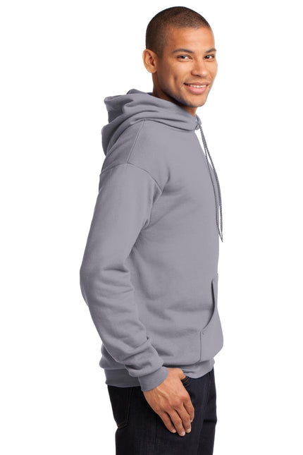 Port & Company - Core Fleece Pullover Hooded Sweatshirt. PC78H - Silver