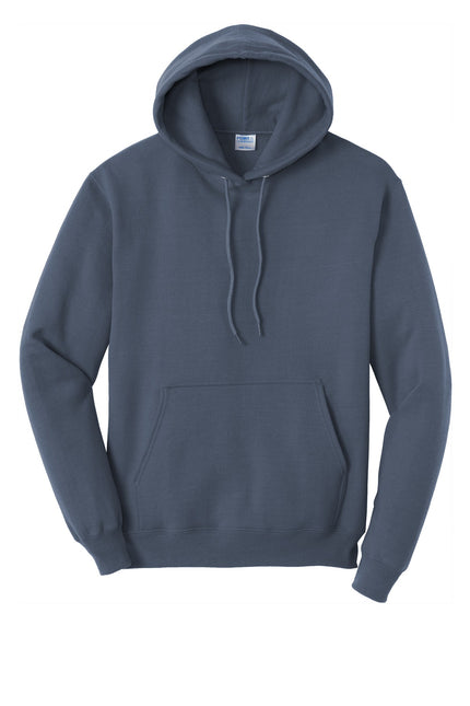 Port & Company - Core Fleece Pullover Hooded Sweatshirt. PC78H - Steel Blue