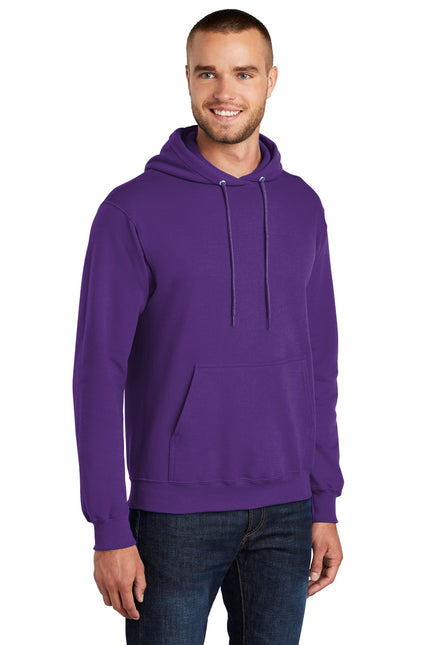 Port & Company - Core Fleece Pullover Hooded Sweatshirt. PC78H - Team Purple