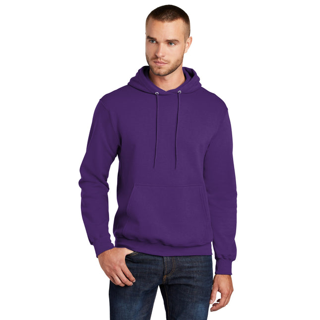Port & Company - Core Fleece Pullover Hooded Sweatshirt. PC78H - Team Purple