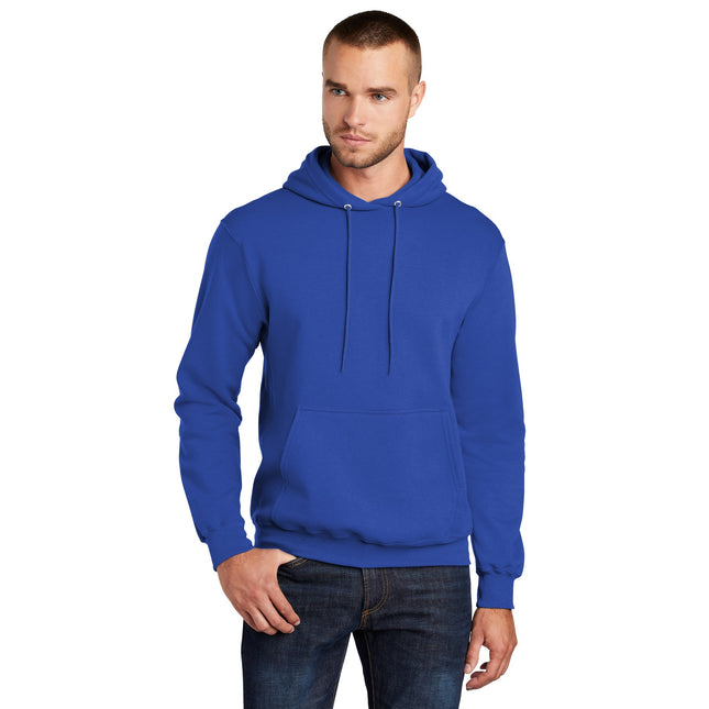 Port & Company - Core Fleece Pullover Hooded Sweatshirt. PC78H - True Royal