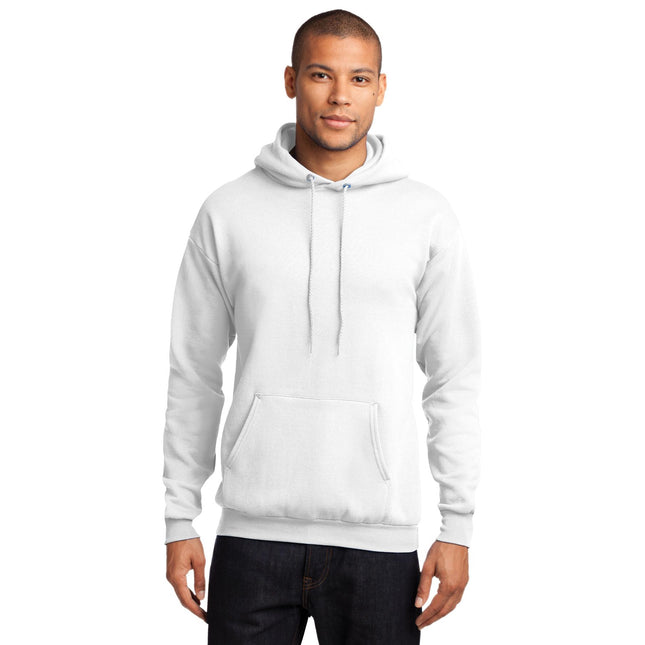 Port & Company - Core Fleece Pullover Hooded Sweatshirt. PC78H - White