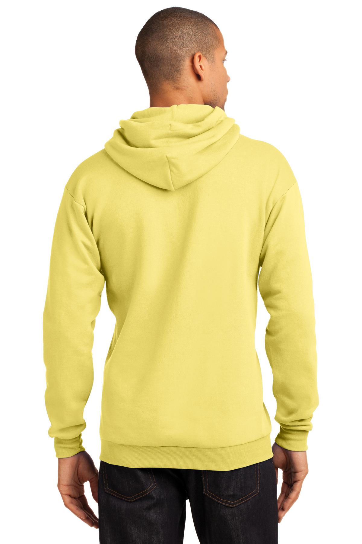 Port & Company - Core Fleece Pullover Hooded Sweatshirt. PC78H - Yellow