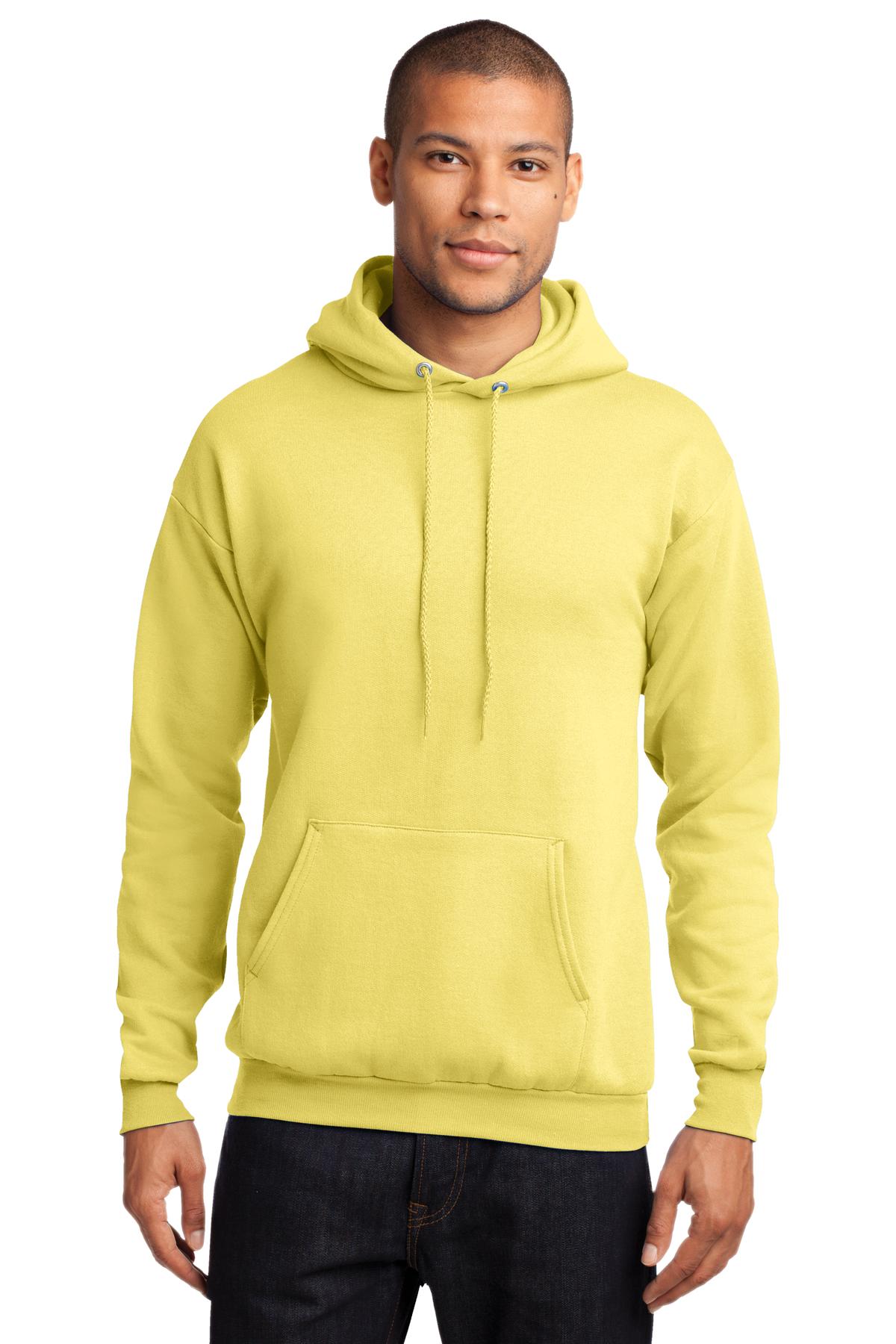 Port & Company - Core Fleece Pullover Hooded Sweatshirt. PC78H - Yellow