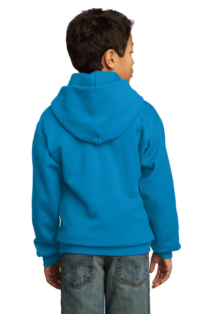 Port & Company - Youth Core Fleece Pullover Hooded Sweatshirt. PC90YH - 
Sapphire